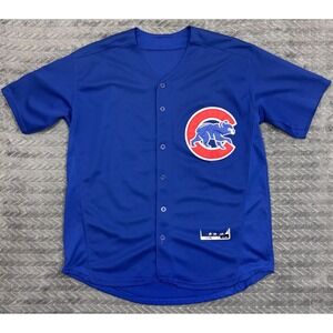 Majestic Authentic Collection Chicago Cubs Jersey Men's Size 44 MLB Blue